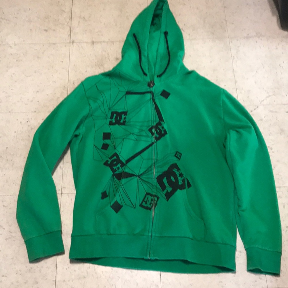 Green DC hoodie